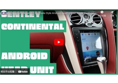 Μπέντλεϊ Flying Spur Continental 2015-2019 Tesla Android Κεφαλαία CarPlay Android Αυτο-WITSON
